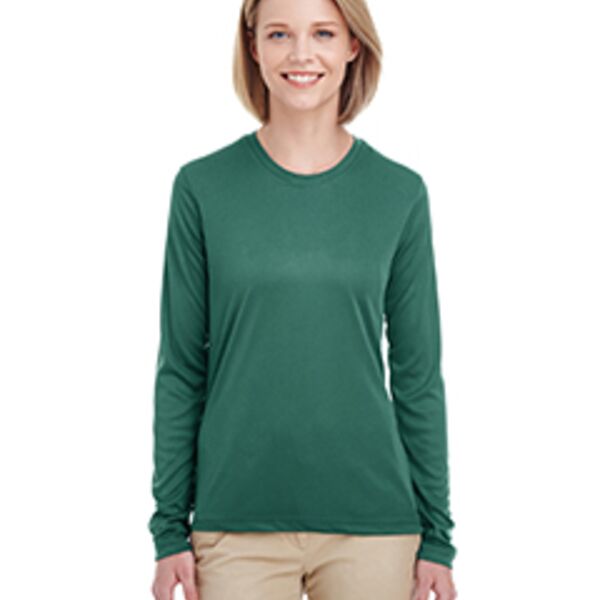 Ladies' Cool & Dry Performance Long-Sleeve Top Thumbnail