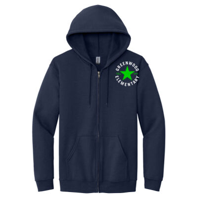 Greenwood Elementary Adult Full Zip Hoodie Thumbnail